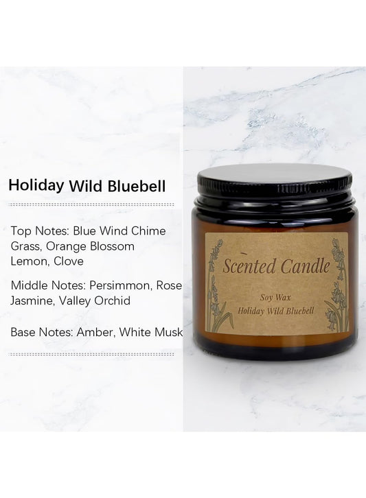 NOVO Scented Candles, 100g Natural Soy Wax Blend Aromatherapy Candle with Pure Essential Oils,12 Hours of Burn Time, or Home SPA Bathing Yoga