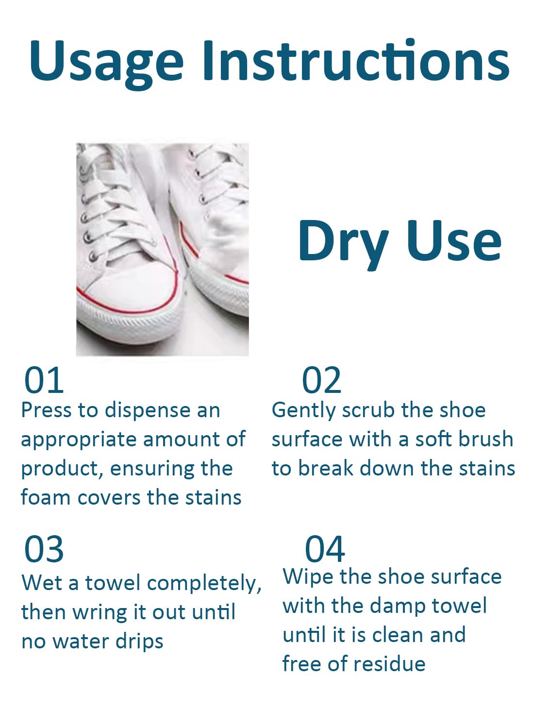 Shoe Cleaning Agent, Waterless Sneaker Cleaner Foam for Tennis Shoes, Canvas 280ml