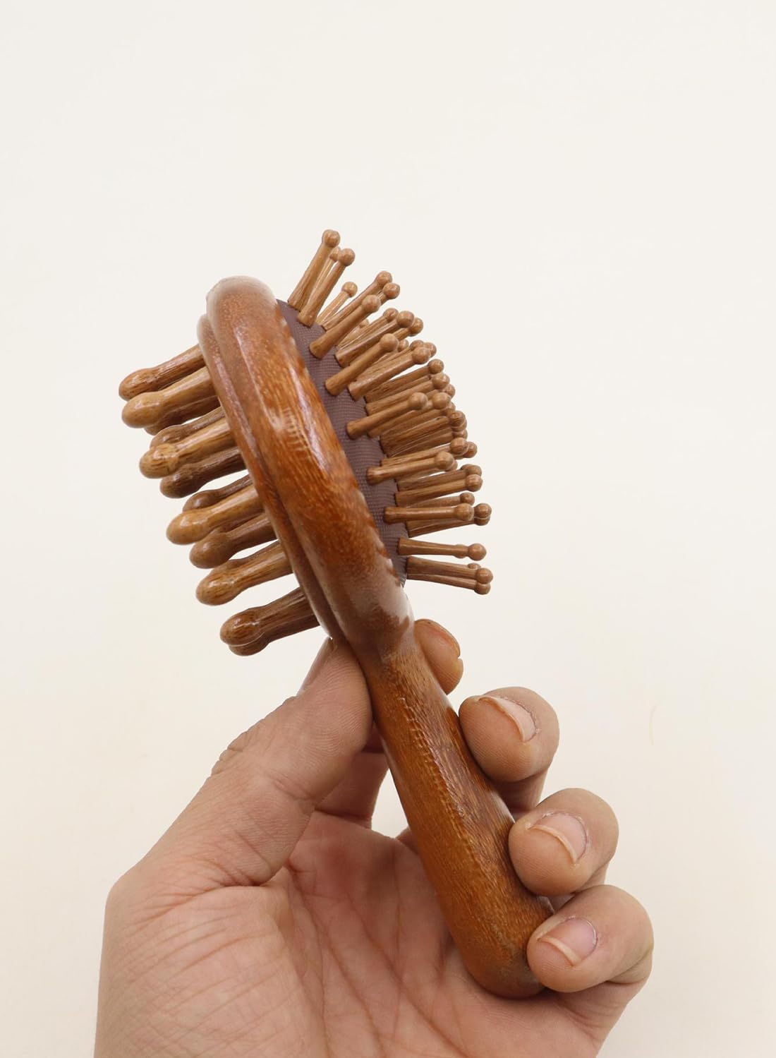 Hair Comb-Handmade 100% Natural Sandalwood &Anti-Static, Scalp Massage (Air Bag Comb-S2)