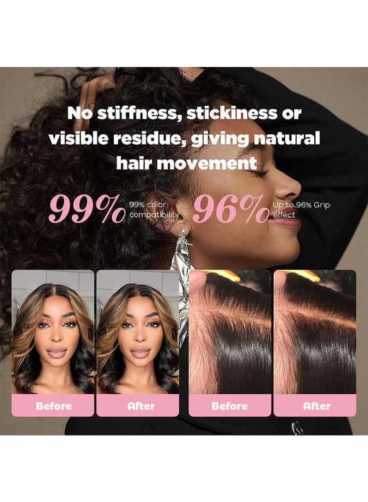 NOVO Lace Tint Melting Hair Mousse, Lace Tint Mousse for Hair Wig Lace Wigs Toupees and Hairpieces, Natural Finishing Lace Color 150ml, Dark Brown