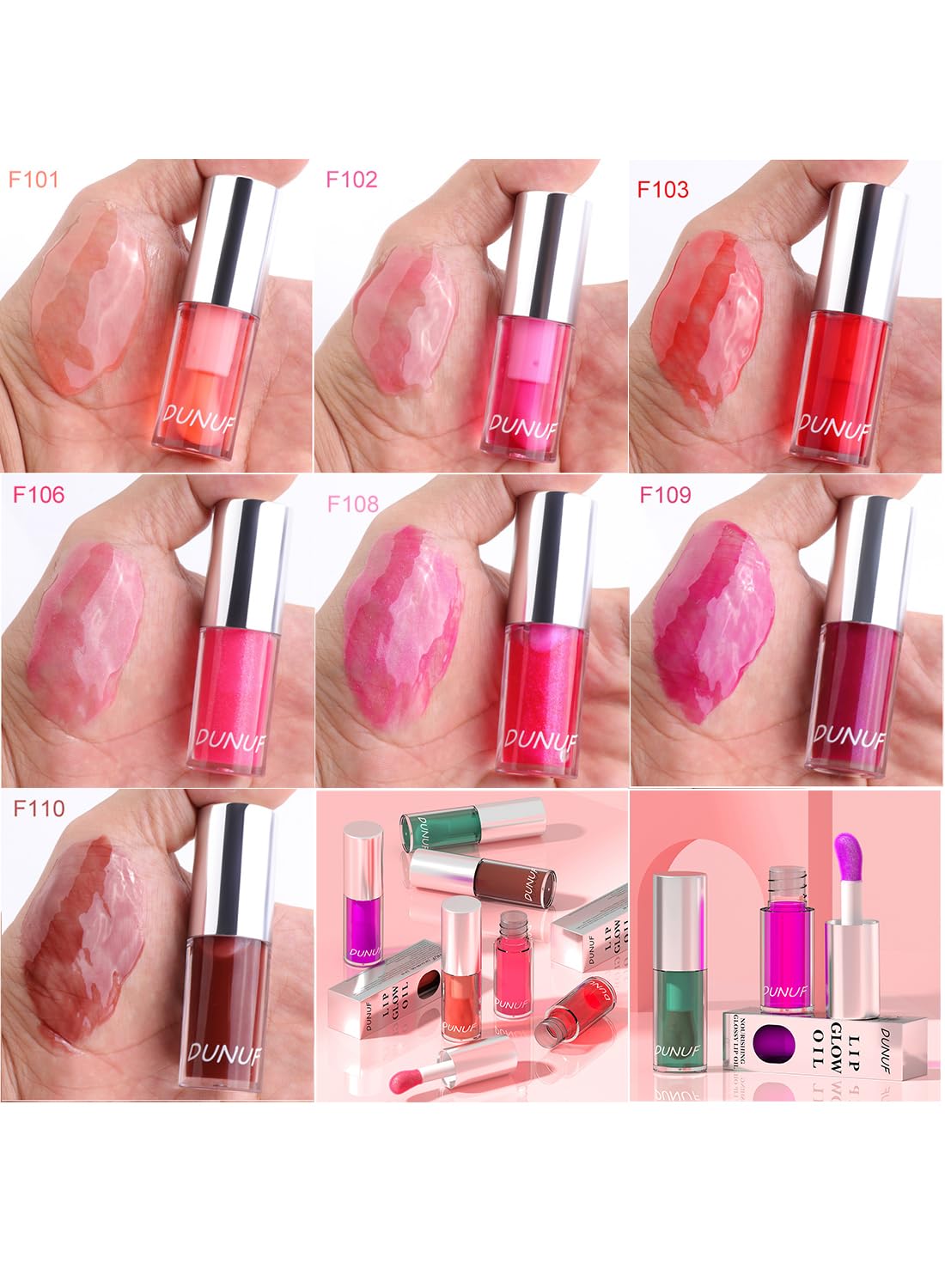 NOVO Lip Glow Oil, Lip Care, Fade Lines and Exfoliate Dead Skin for Women F103 3.5ml