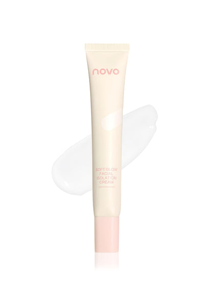 NOVO Color Correcting Facial Serum, Isolation Cream, Invisible Pore Face Makeup Primer, Long Lasting Skin Tone Corrector for Face, Moisturizing Concealer Foundation for Women 25G 01#