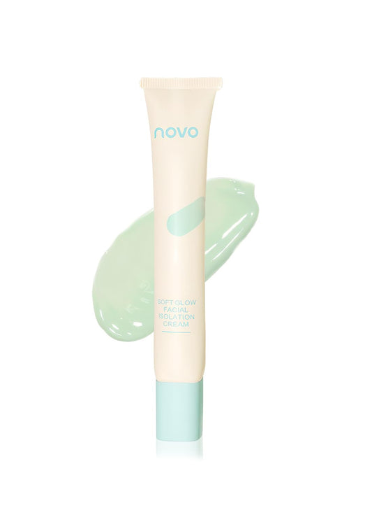 NOVO Color Correcting Facial Serum, Isolation Cream, Invisible Pore Face Makeup Primer, Long Lasting Skin Tone Corrector for Face, Moisturizing Concealer Foundation for Women 25G 01#