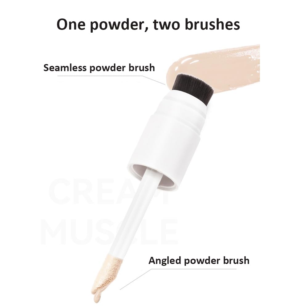 NOVO  Brightening Liquid Foundation with Double-ended Brush for Women 02 8g