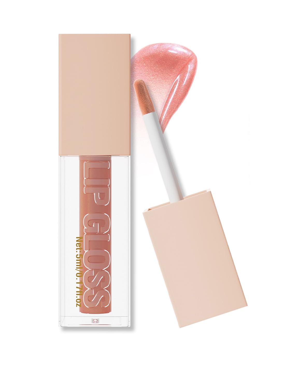 NOVO Lip Glossy, Lasting Shiny Hydrating Lightweight Deep Nourishing Plumping Glaze 03