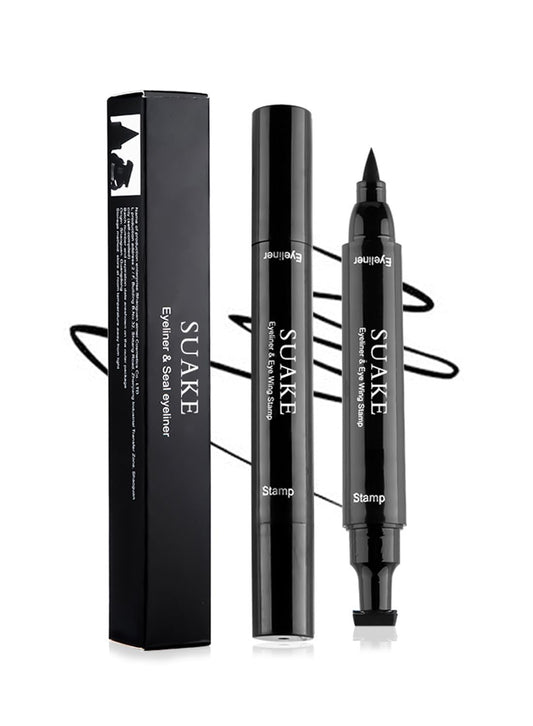 NOVO Liquid Eyeliner Stamp Pencil, Quick Drying Long Lasting Waterproof Eyeliner Pen, Easy to Use Eye Makeup Wear, Newbie Friendly