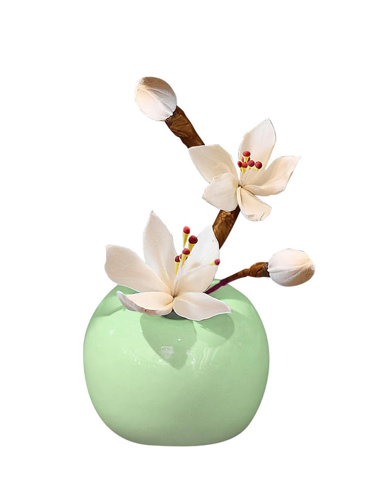 NOVO Diffuser, Natural Reed Diffuser Gift with Anti-Slip Pad, Long Lasting Scent for Room Bathroom Office & Car Decor,Air Fresheners&Stress Relief 30ml - Lemon & Citronella