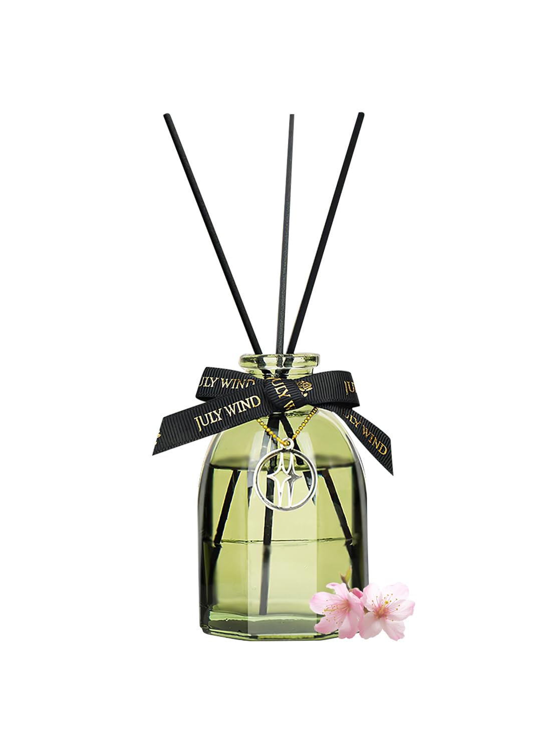 NOVO Scented Oil Diffuser with 5 Reed Sticks, Home Fragrance for Bathroom, Office & Home D¨¦cor 150ml -Bergamot & Lemon