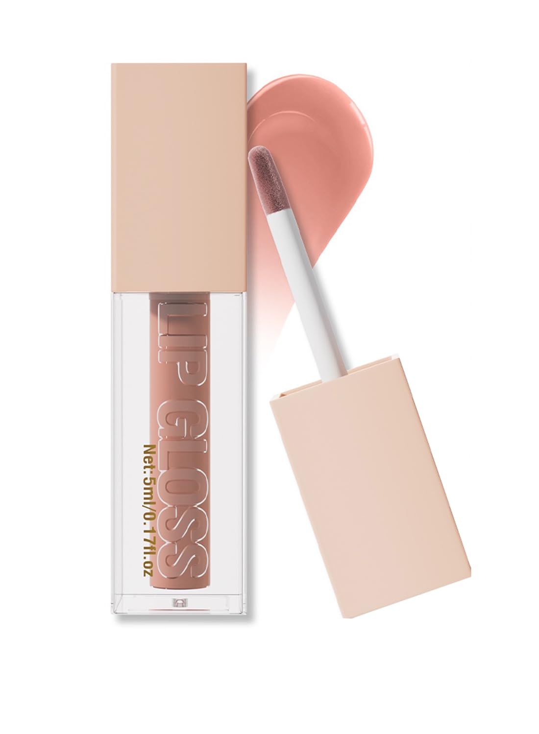 NOVO Lip Glossy, Lasting Shiny Hydrating Lightweight Deep Nourishing Plumping Glaze 03
