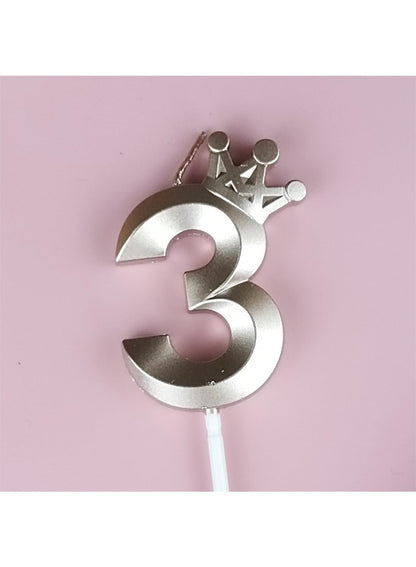 Birthday Number Candles for Cake Decoration, Glittery Cake Toppers with Cute Designs, Perfect for Kids' Parties, Anniversaries, and Celebrations-