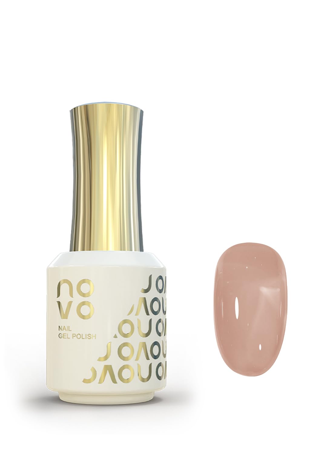 novo Jelly Gel Nail Polish, Sheer Nail Polish, UV LED Gel for DIY 12ml-NC1# White
