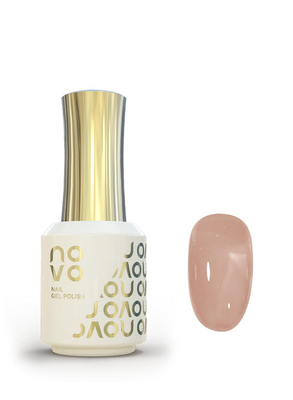novo Jelly Gel Nail Polish, Sheer Nail Polish, UV LED Gel for DIY 12ml-NC42# Pink