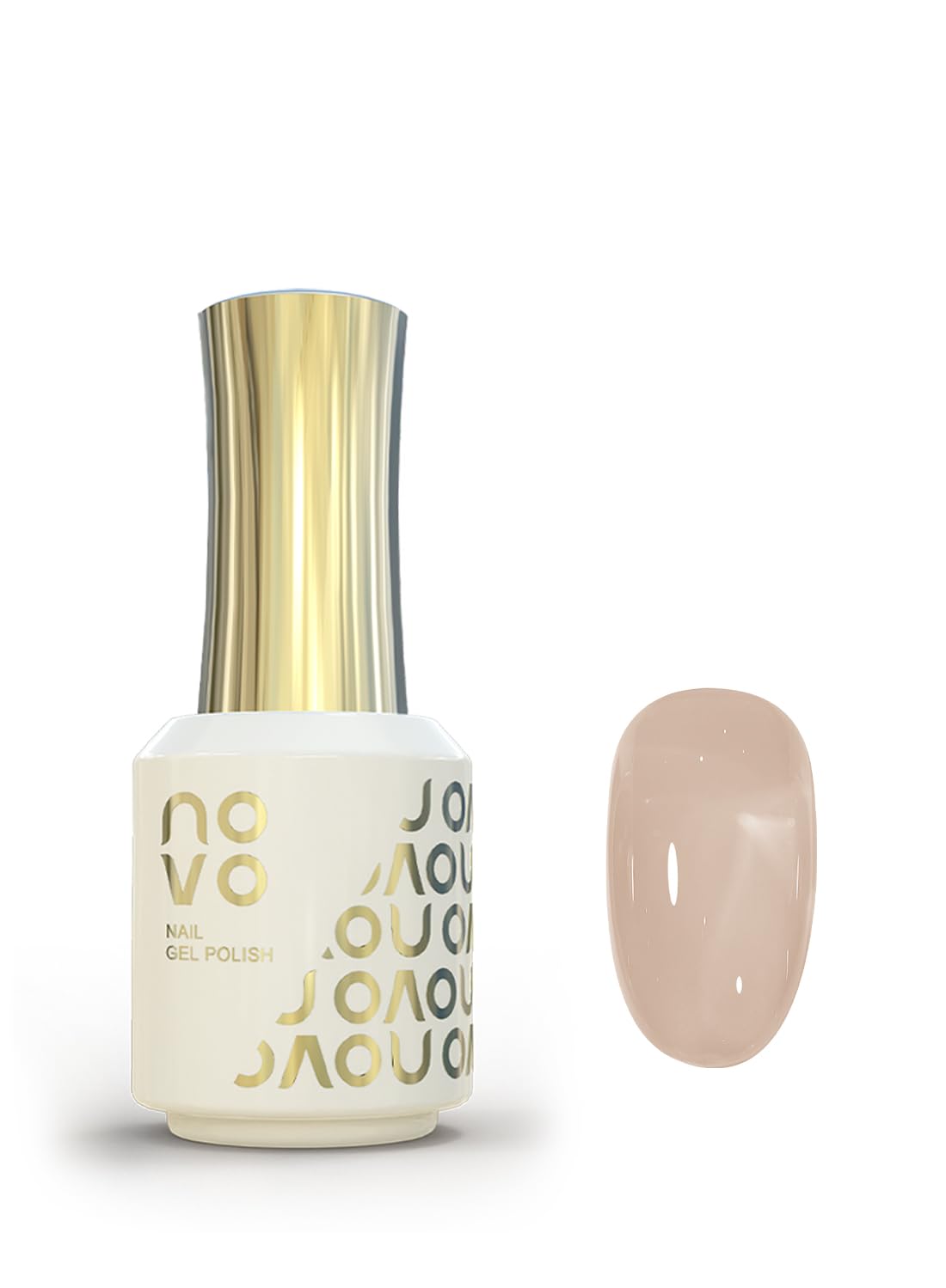 novo Jelly Gel Nail Polish, Sheer Nail Polish, UV LED Gel for DIY 12ml-NC17# Pink