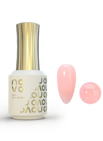 novo 5-in-1 Gel Polish, UV LED Multifunctional Builder Nail Gel 15ml-ND7# Pink