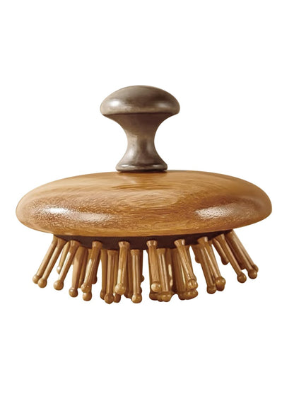 Hair Comb-Handmade 100% Natural Sandalwood &Anti-Static, Scalp Massage  (Air Bag Comb-S)
