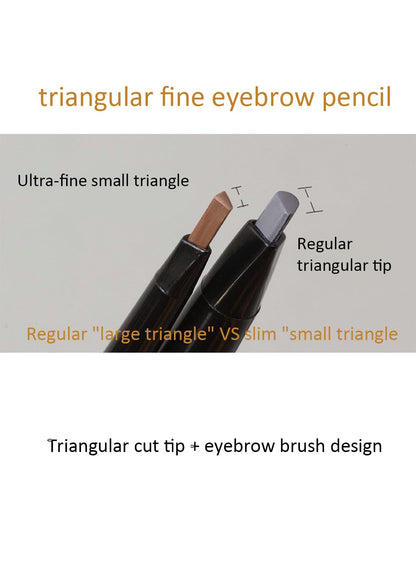 NOVO Eyebrow Pencil with Spiral Brush, Micro-Fine Tip, Waterproof Brow Pen 01