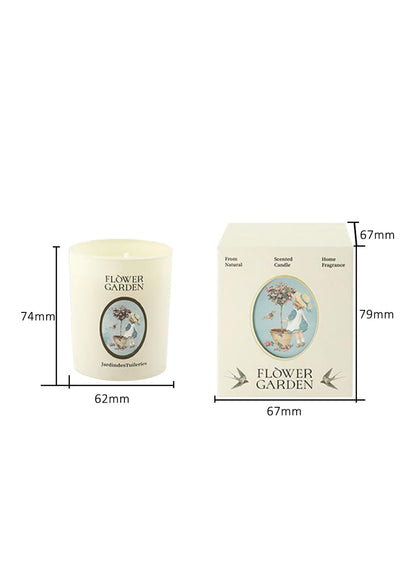NOVO Scented Candle- 100g Natural Soy Wax Blend Aromatherapy Candle with Pure Essential Oils -Tangerine Glow