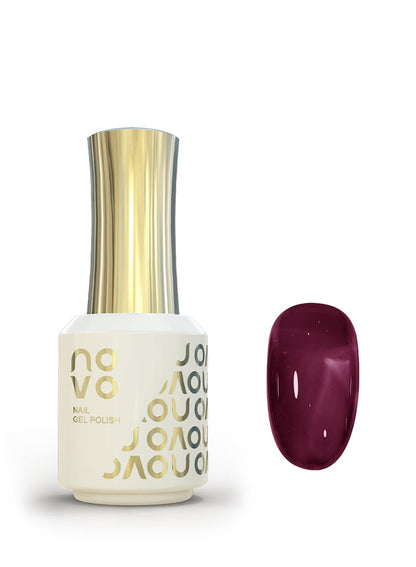 novo Jelly Gel Nail Polish, Sheer Nail Polish, UV LED Gel for DIY 12ml-NC149# Purple