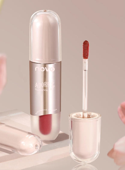 NOVO Lip Gloss, Glossy Plumping Lip Glaze, Hydrating Plumper Lipstick Liquid 018 3.5g