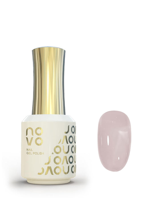 novo Jelly Gel Nail Polish, Sheer Nail Polish, UV LED Gel for DIY 12ml-NC25# Pink