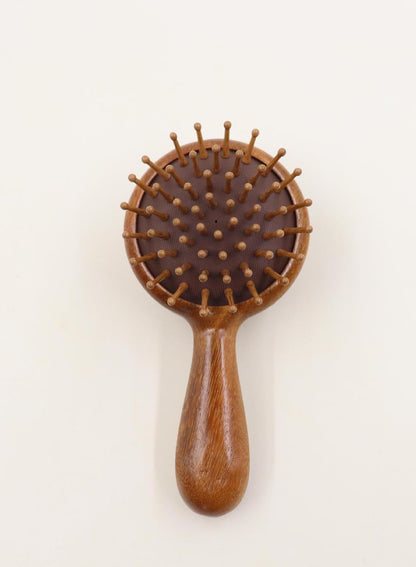 Hair Comb-Handmade 100% Natural Sandalwood &Anti-Static, Scalp Massage (Air Bag Comb-S2)