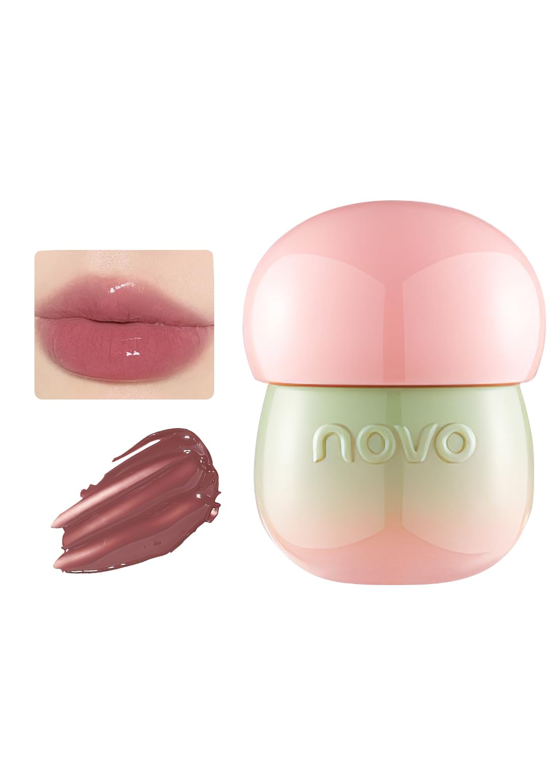 Lipstick, Mirror Finish Moisturizing Long Lasting Waterproof Non Stick Cup High Pigment Jelly Lip Gloss, Hydrating Lip Oil, Glossy Longwear Lip Stain Lip Glaze 6g -Red 527
