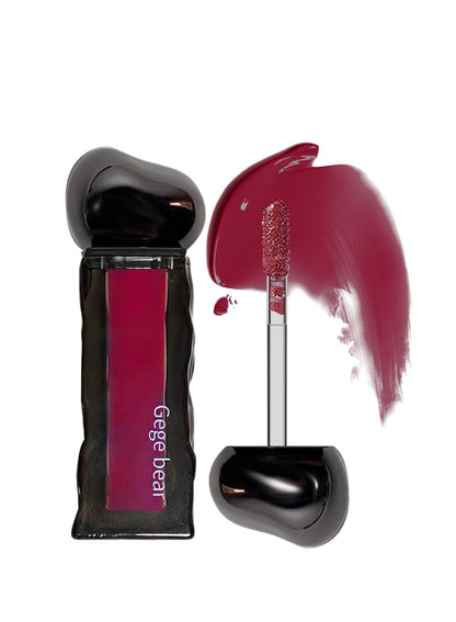 NOVO Lip Gloss, Mirror Ultra Hydrating Long Lasting Nonstick Cup High Pigmented Liquid Lipstick, Plump Lips and Improve Complexion Maple Leaf Red 04#