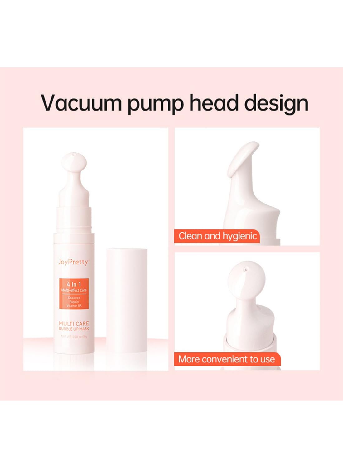 NOVO Lip Moisturizer, 4-in-1 Hydrating Lip Mask, Lip Care to Fade Lip Lines 8g