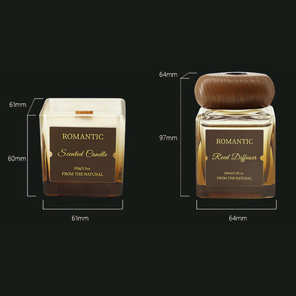 NOVO Aromatherapy Scented Oil Diffuser & Candle for Home, Office & D¨¦cor