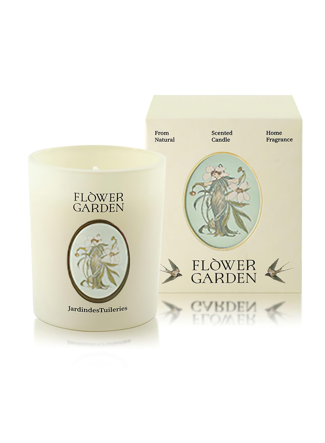 NOVO Scented Candle- 100g Natural Soy Wax Blend Aromatherapy Candle with Pure Essential Oils -Tangerine Glow