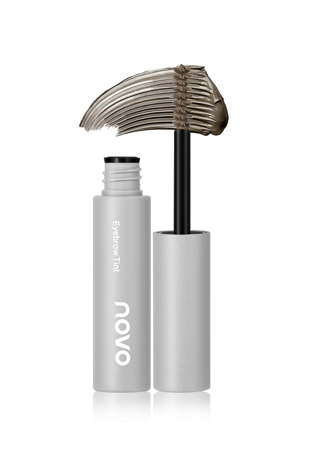 NOVO Eyebrow Tint, Semi Permanent Brow Tint, Waterproof Smudge Proof Long Lasting Eyebrow Tattoos, Instant Brow Dye, Hair Dying for Salon Home Use 4.8g Dark Coffee Brown 01#