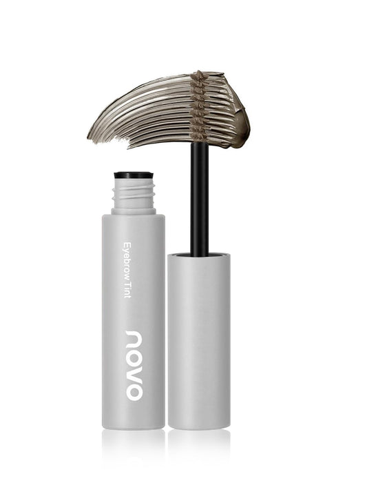 NOVO Eyebrow Tint, Semi Permanent Brow Tint, Waterproof Smudge Proof Long Lasting Eyebrow Tattoos, Instant Brow Dye, Hair Dying for Salon Home Use 4.8g Olive Brown 03#