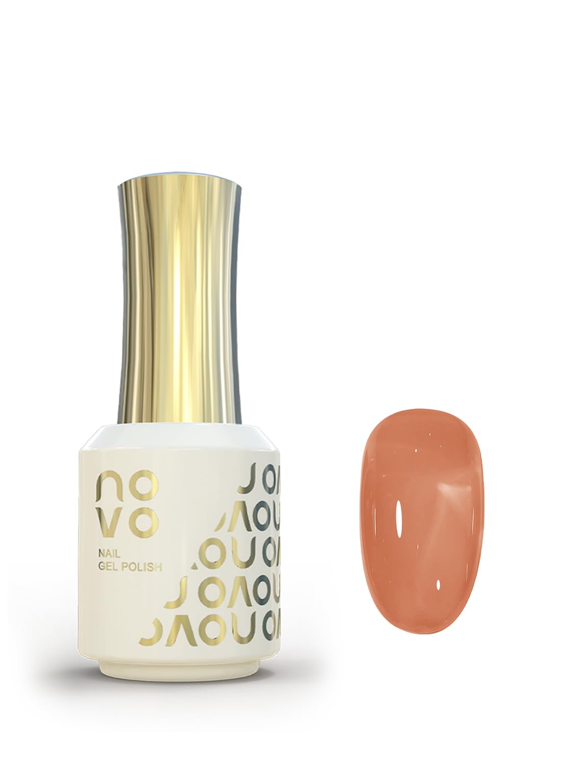 novo Jelly Gel Nail Polish, Sheer Nail Polish, UV LED Gel for DIY 12ml-NC76# Pink