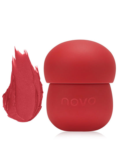 Matte Lipstick, Long Lasting Waterproof Non Stick Cup Easy Coloring Lip Gloss, Mist Face Velvet Lightweight Moisturizing Lip Stains Lip Tint for Women, Mud Texture - Color 214