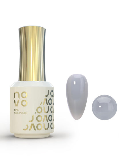 novo 5-in-1 Gel Polish, UV LED Multifunctional Builder Nail Gel 15ml-ND1# White