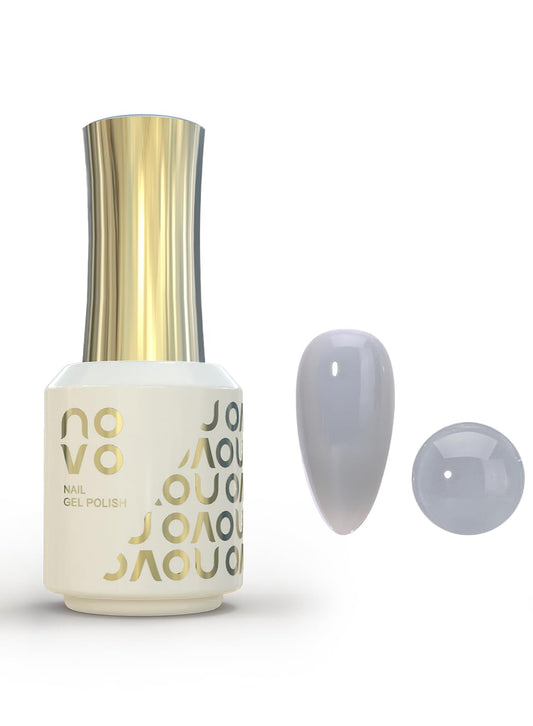 novo 5-in-1 Gel Polish, UV LED Multifunctional Builder Nail Gel 15ml-ND29# Grey