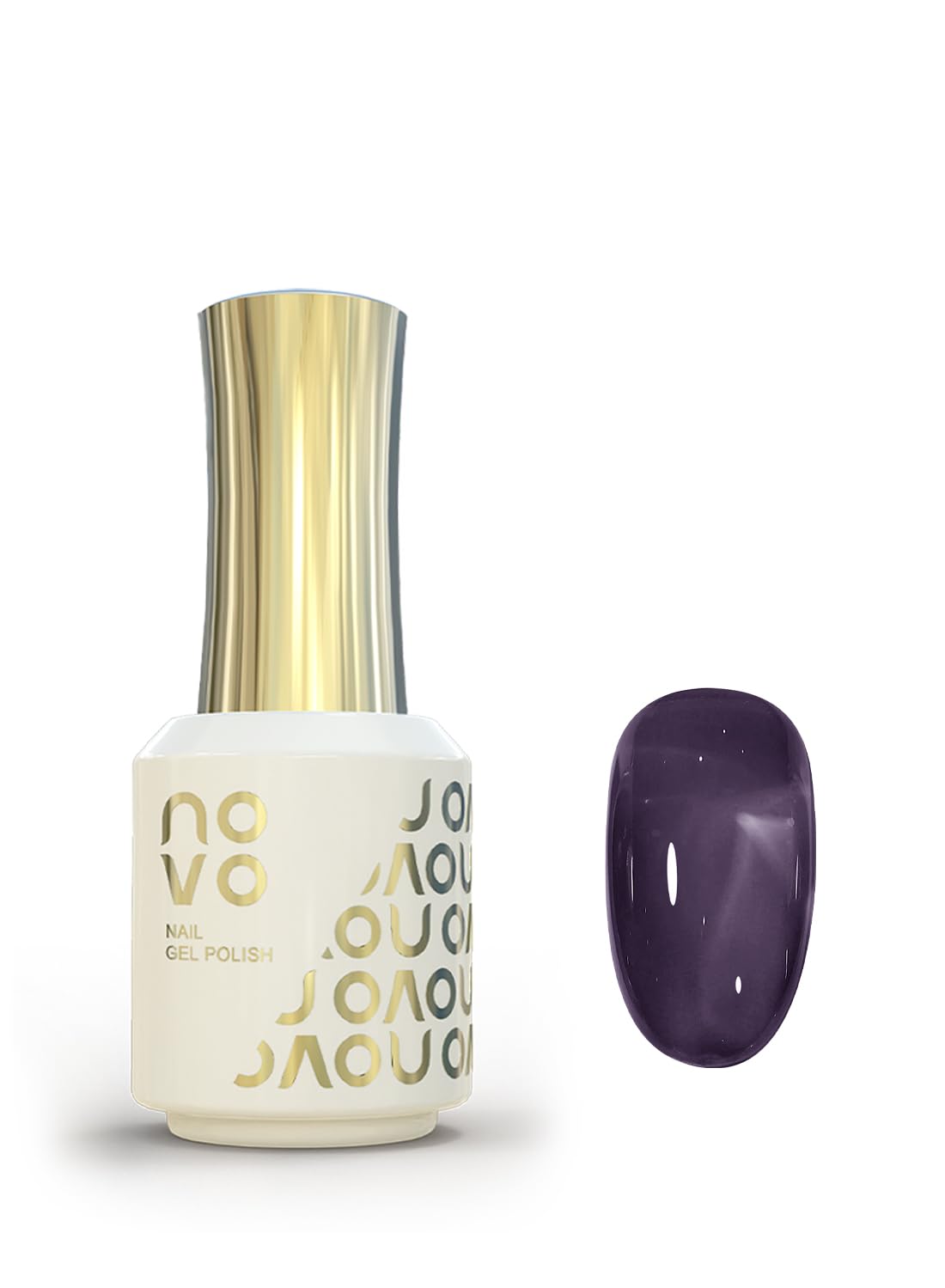 novo Jelly Gel Nail Polish, Sheer Nail Polish, UV LED Gel for DIY 12ml-NC1# White