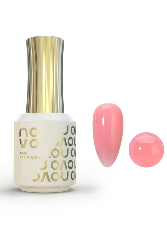 novo 5-in-1 Gel Polish, UV LED Multifunctional Builder Nail Gel 15ml-ND4# Pink