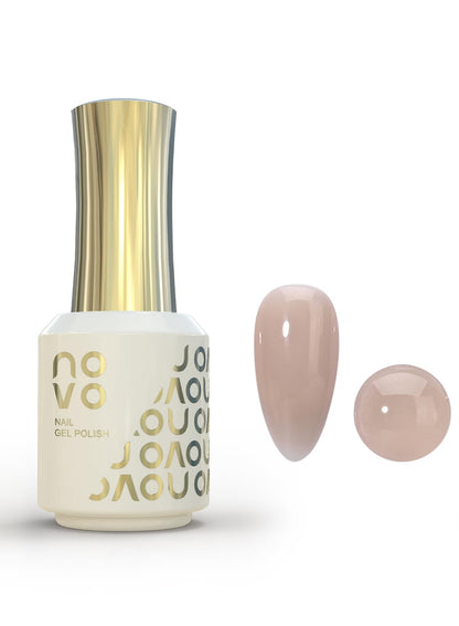 novo 5-in-1 Gel Polish, UV LED Multifunctional Builder Nail Gel 15ml-ND1# White