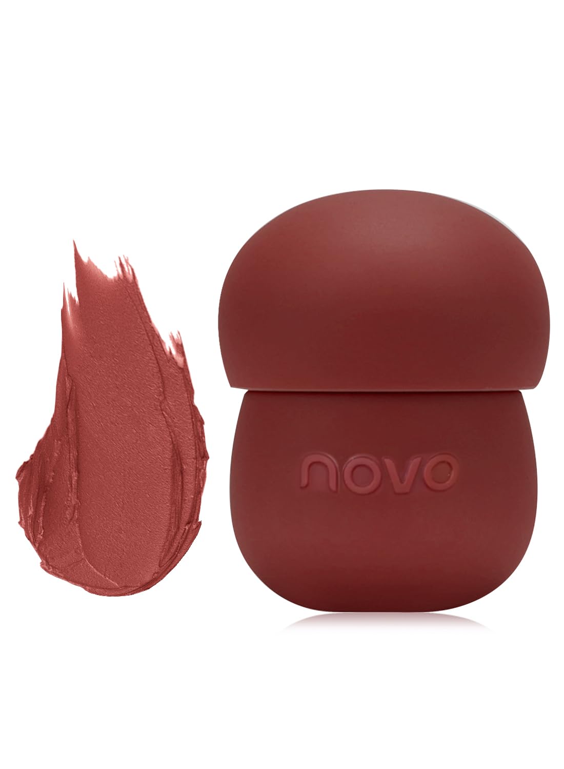 Matte Lipstick, Long Lasting Waterproof Non Stick Cup Easy Coloring Lip Gloss, Mist Face Velvet Lightweight Moisturizing Lip Stains Lip Tint for Women, Mud Texture - Color 214