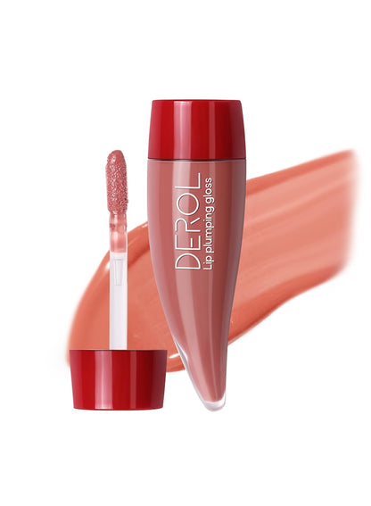 NOVO Mirror Lip Gloss, Moisturizing Long Lasting Liquid Lipstick with Essential Oil and Peppermint, Full Coverage Lightweight & High Shine Tint for Women-Red 02