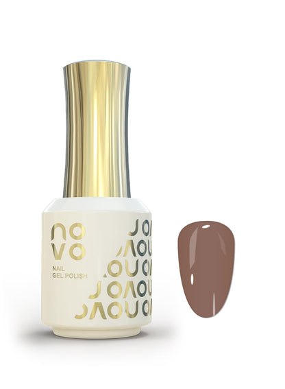 novo Rubber Base Gel, Shiny UV LED Gel Nail Polish for Women 12ml-NB1# Nude Beige