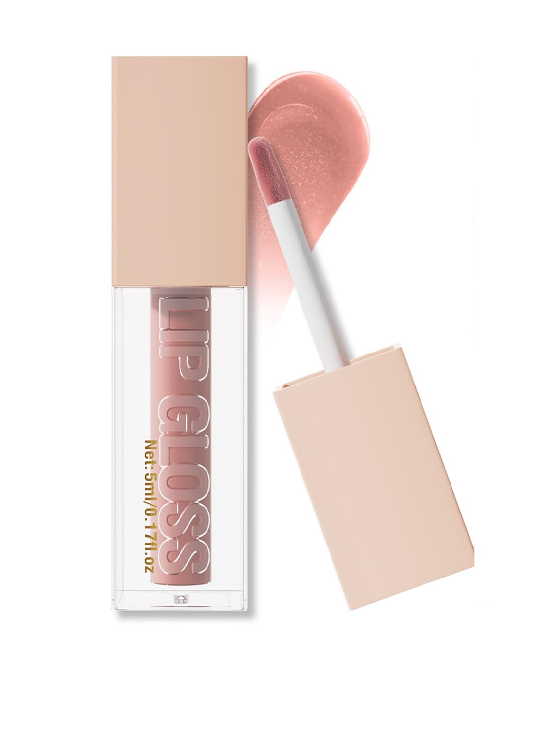 NOVO Lip Glossy, Lasting Shiny Hydrating Lightweight Deep Nourishing Plumping Glaze 04