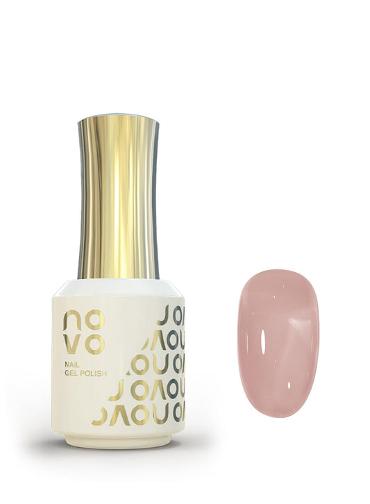 novo Jelly Gel Nail Polish, Sheer Nail Polish, UV LED Gel for DIY 12ml-NC28# Pink