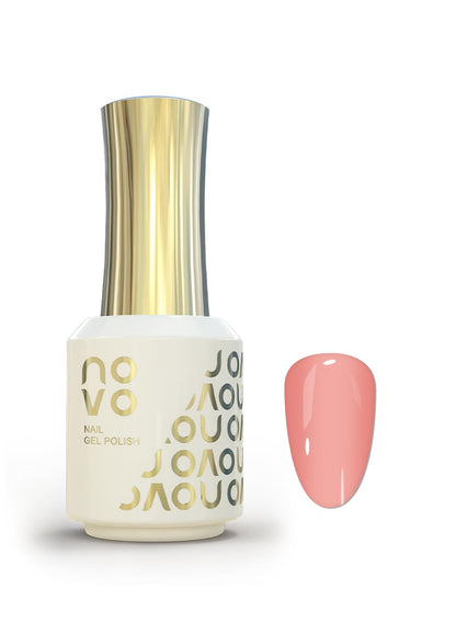 novo Rubber Base Gel, Shiny UV LED Gel Nail Polish for Women 12ml-NB8# Soft Pink