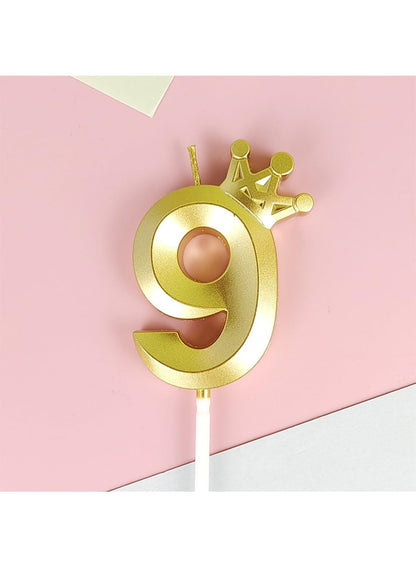 Birthday Number Candles for Cake Decoration, Glittery Cake Toppers with Cute Designs, Perfect for Kids' Parties, Anniversaries, and Celebrations-
