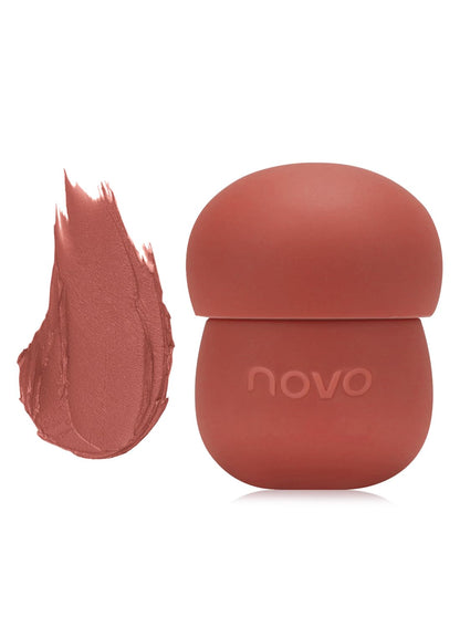 Matte Lipstick, Long Lasting Waterproof Non Stick Cup Easy Coloring Lip Gloss, Mist Face Velvet Lightweight Moisturizing Lip Stains Lip Tint for Women, Mud Texture - Color 214