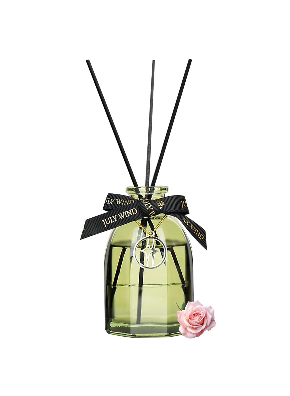 NOVO Scented Oil Diffuser with 5 Reed Sticks, Home Fragrance for Bathroom, Office & Home D¨¦cor 150ml -Gardenia