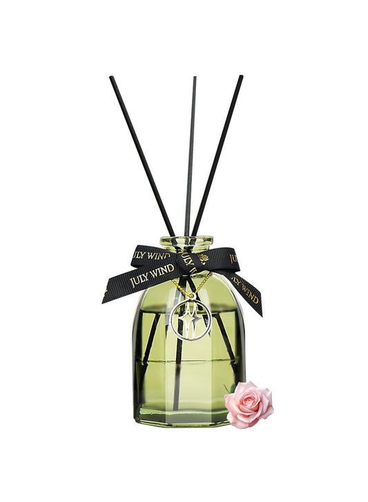 NOVO Scented Oil Diffuser with 5 Reed Sticks, Home Fragrance for Bathroom, Office & Home D¨¦cor 150ml -Sabah Rose & White Tea