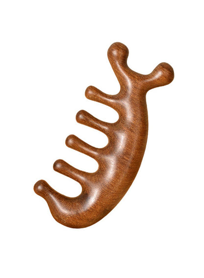 Hair Comb-Handmade 100% Natural Sandalwood &Anti-Static, Scalp Massage (Air Cushion Comb-7)
